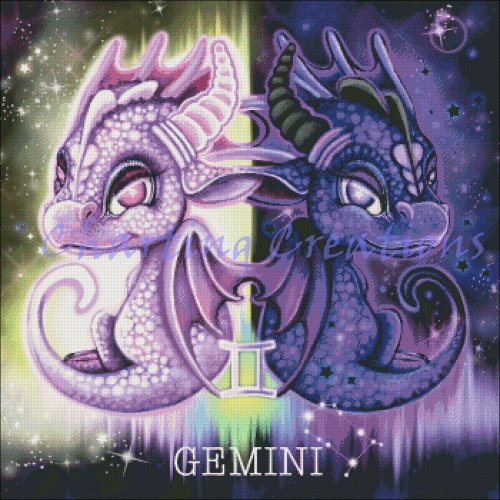 (image for) Zodiac Lil Dragonz Gemini